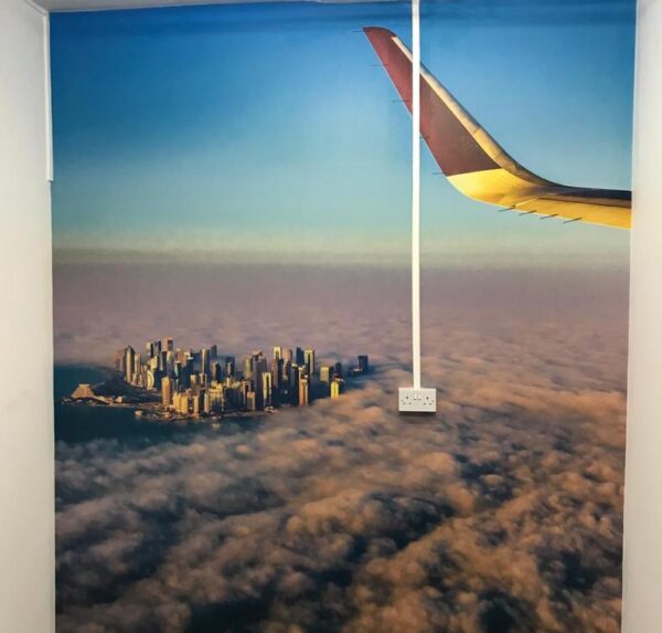 A recent FeatureWall mural installation
