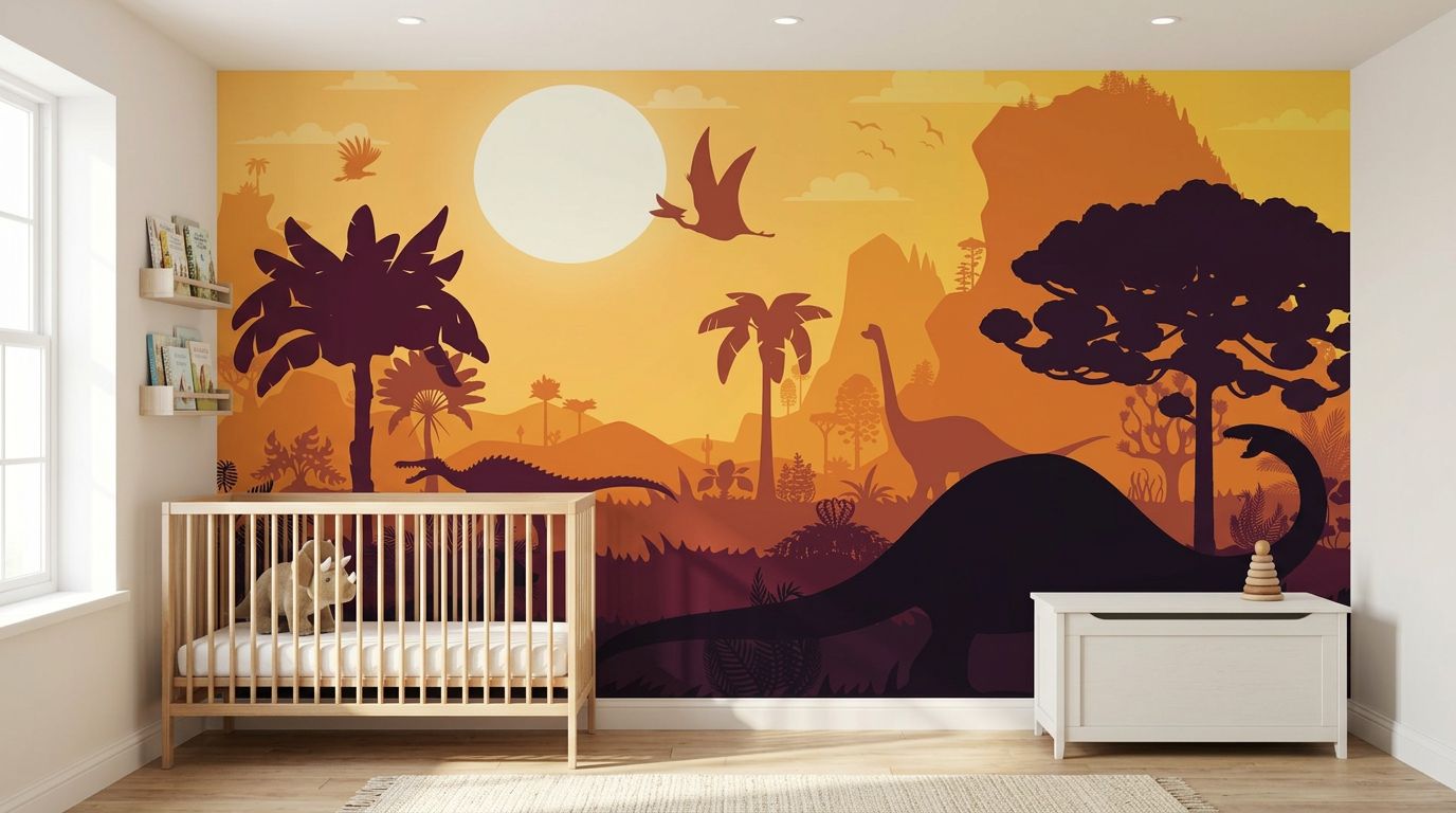 Prehistoric Backdrop — room mockup 3