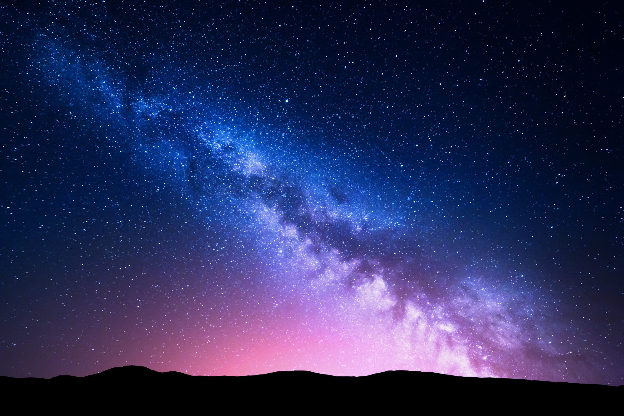 Starry Night over the Hills