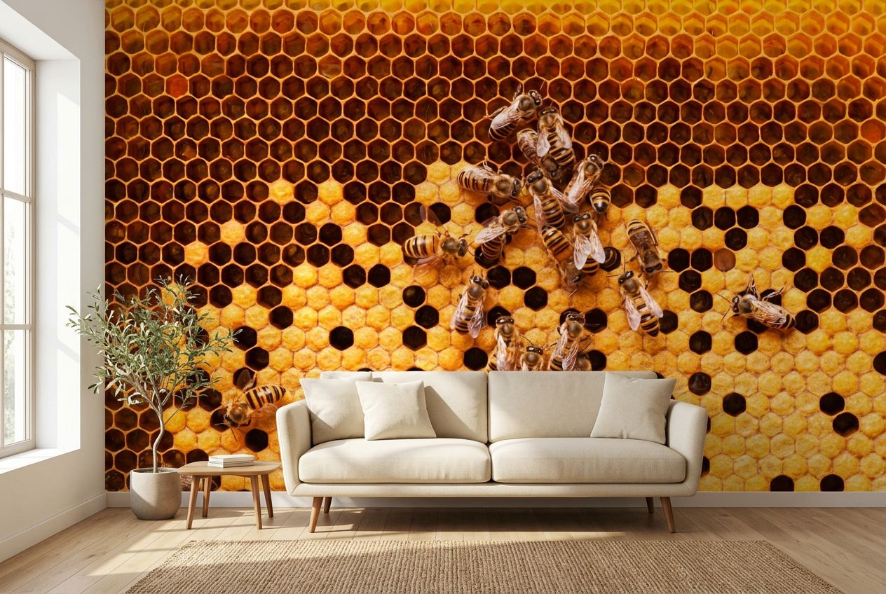 Honeycomb & Bees