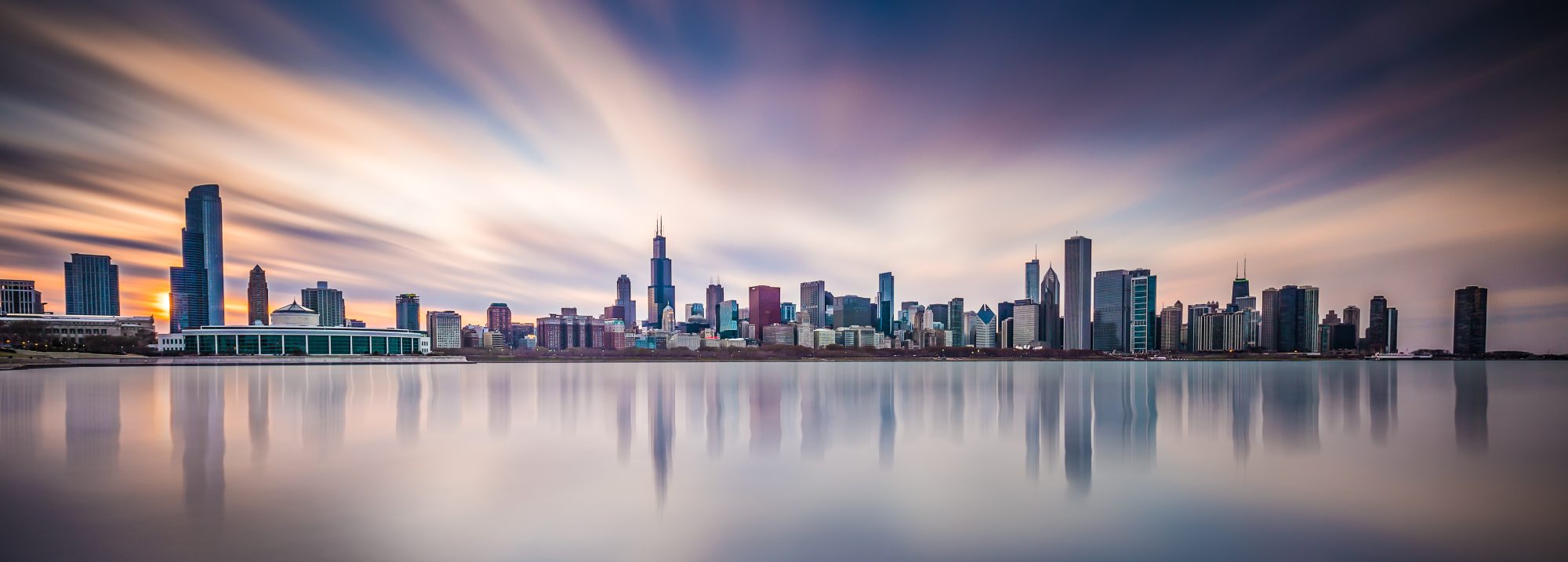 Chicago Skyline Reflections