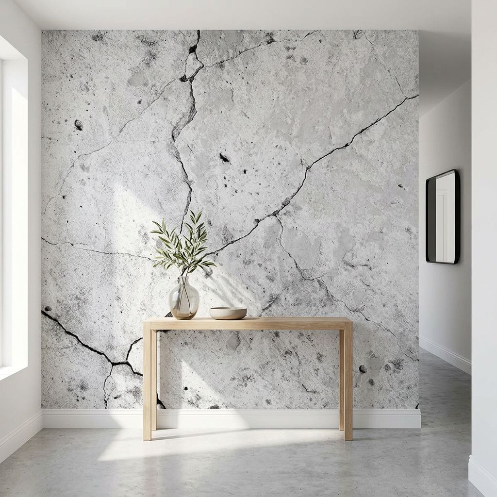 Cracked Concrete Wall — room mockup 3