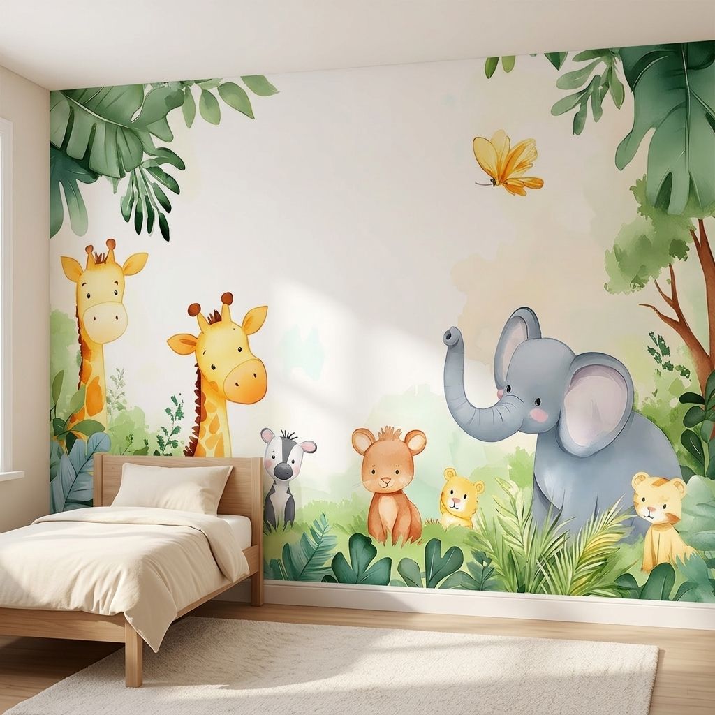 Baby Animal Safari Zoo — room mockup 2