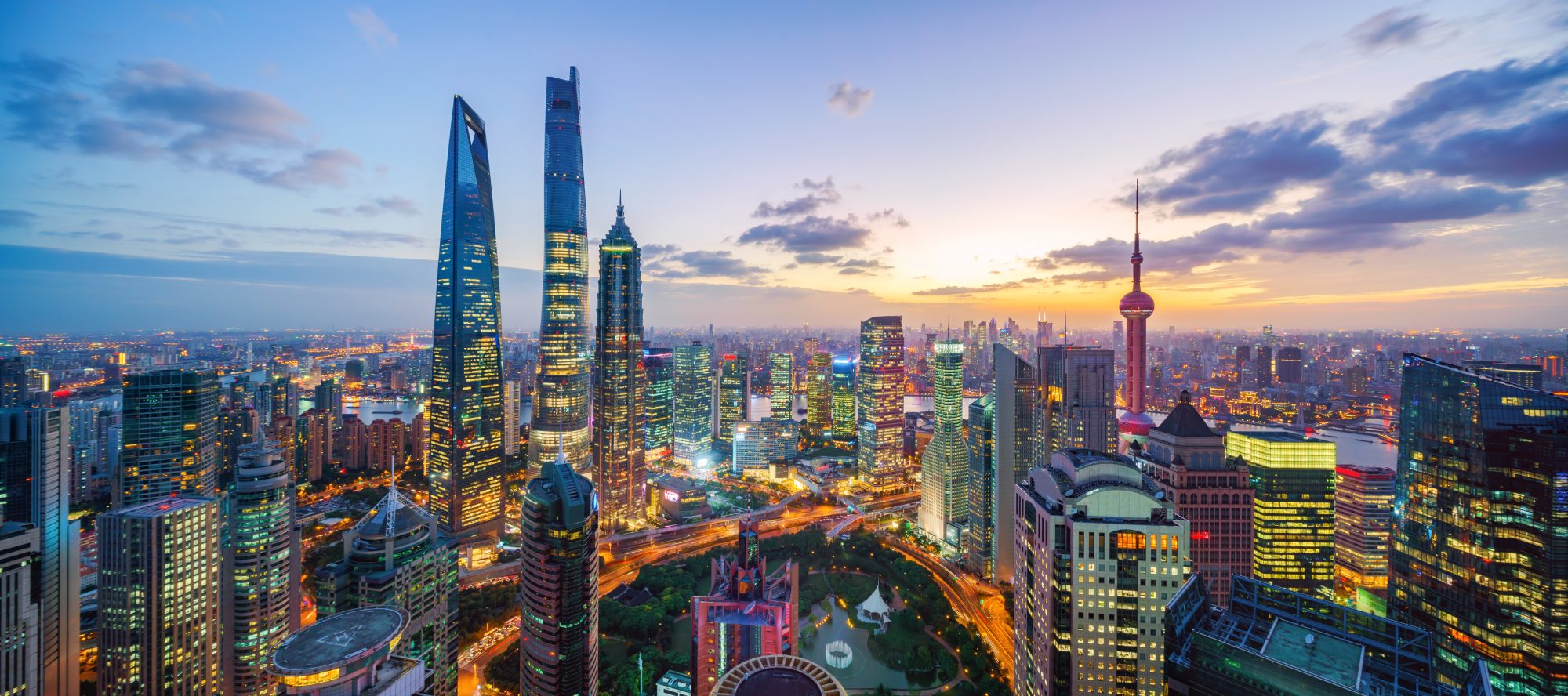 Shanghai Pudong Dusk