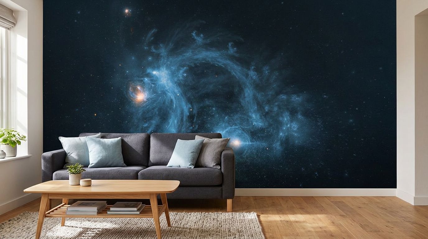 Galaxies merging