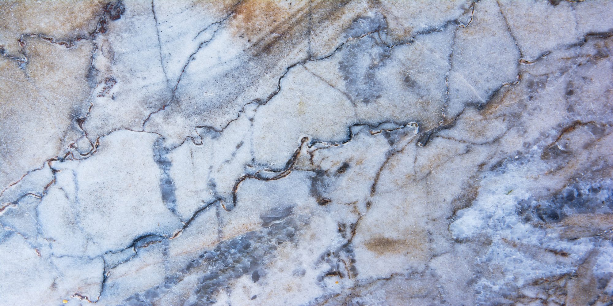 Frosted Blue Marble