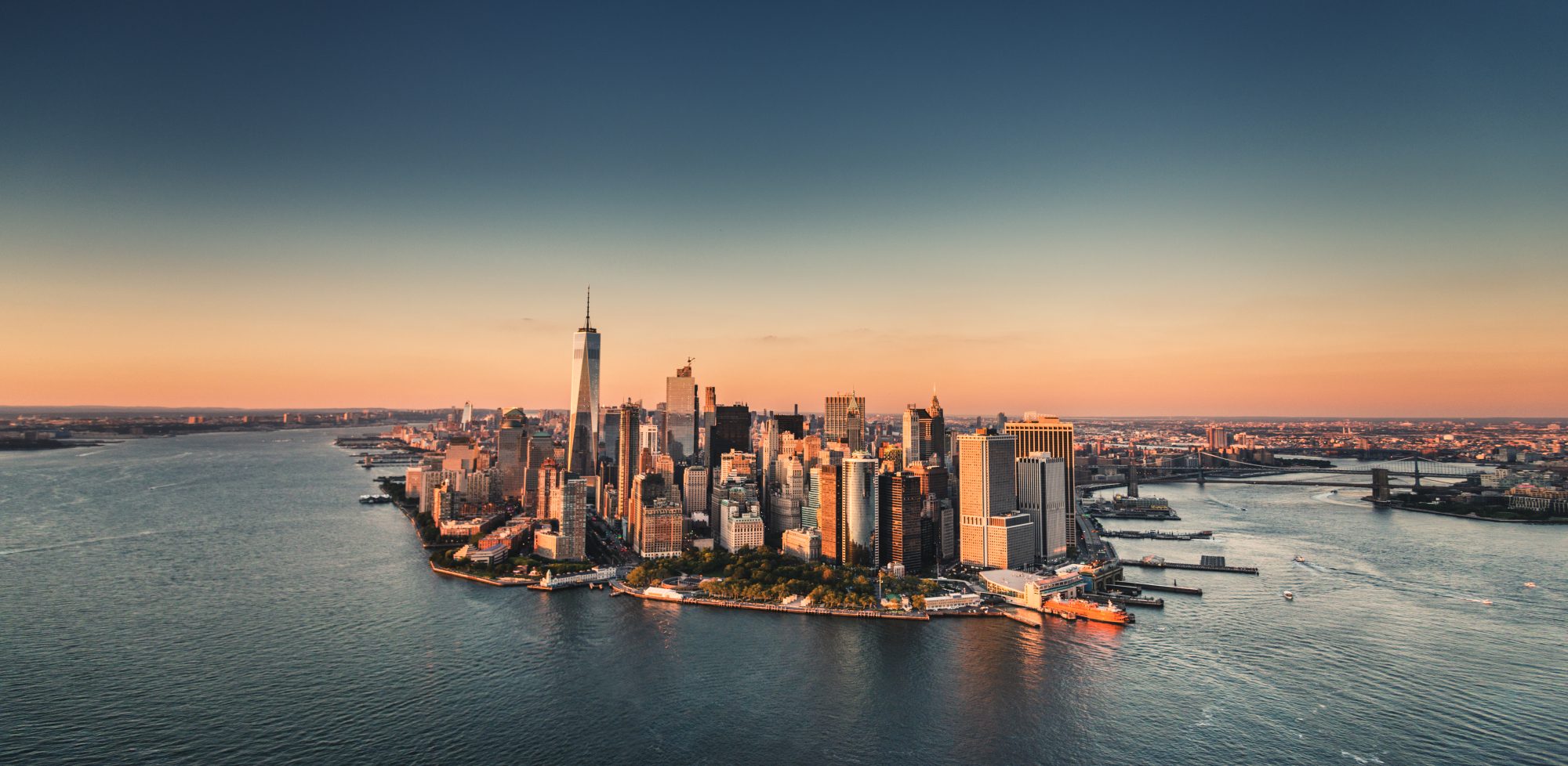 Lower Manhattan from the Air