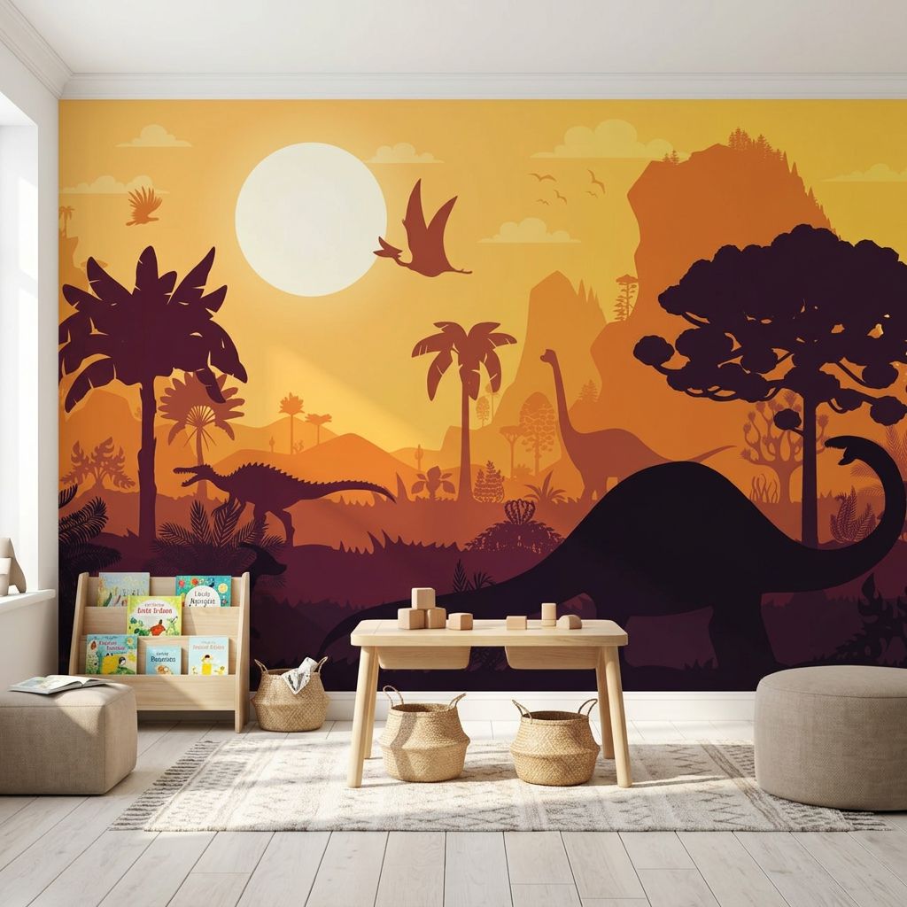 Prehistoric Backdrop — room mockup 2