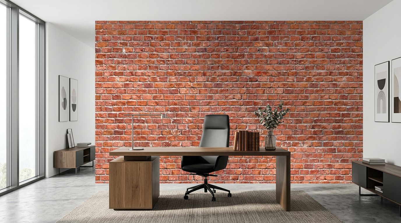 Rustic Old London Brickwork — room mockup 2