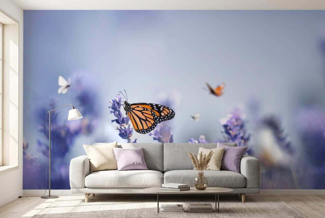 Lavender Butterfly