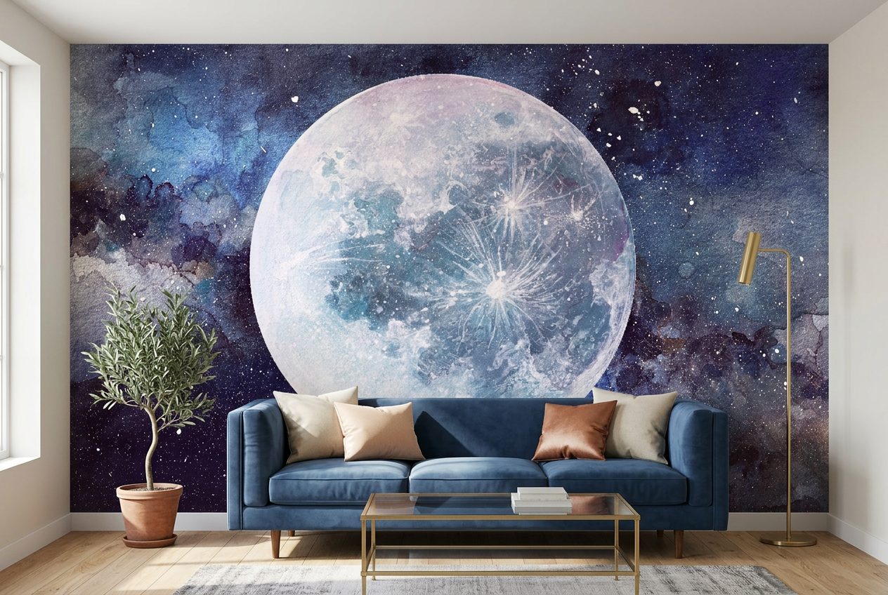 Watercolour Moon