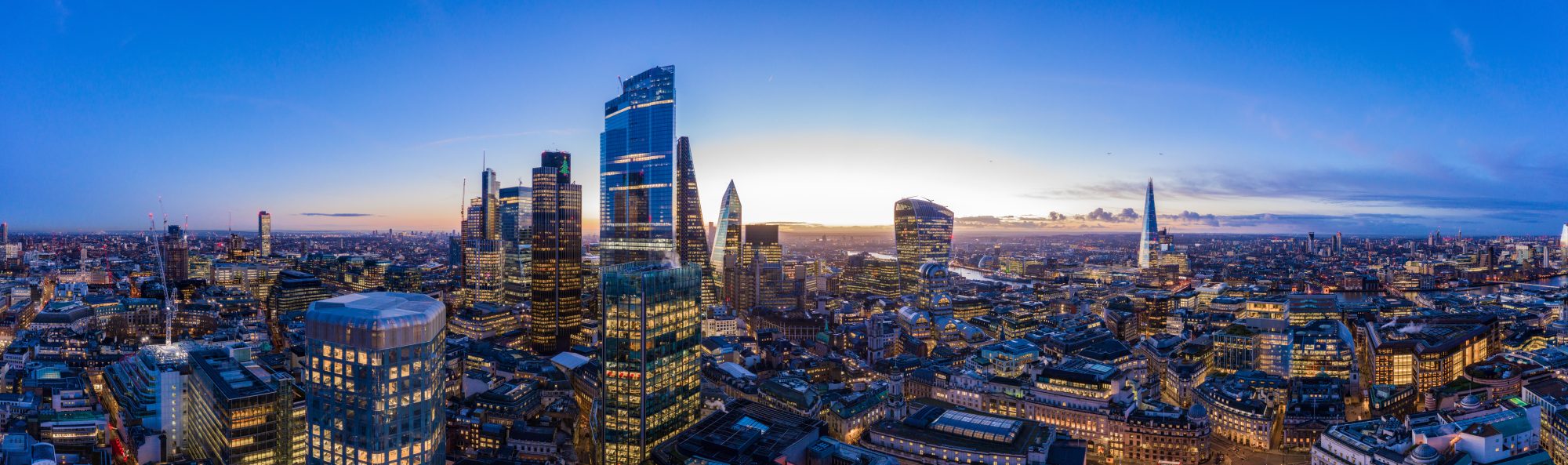 City of London, Blue Hour