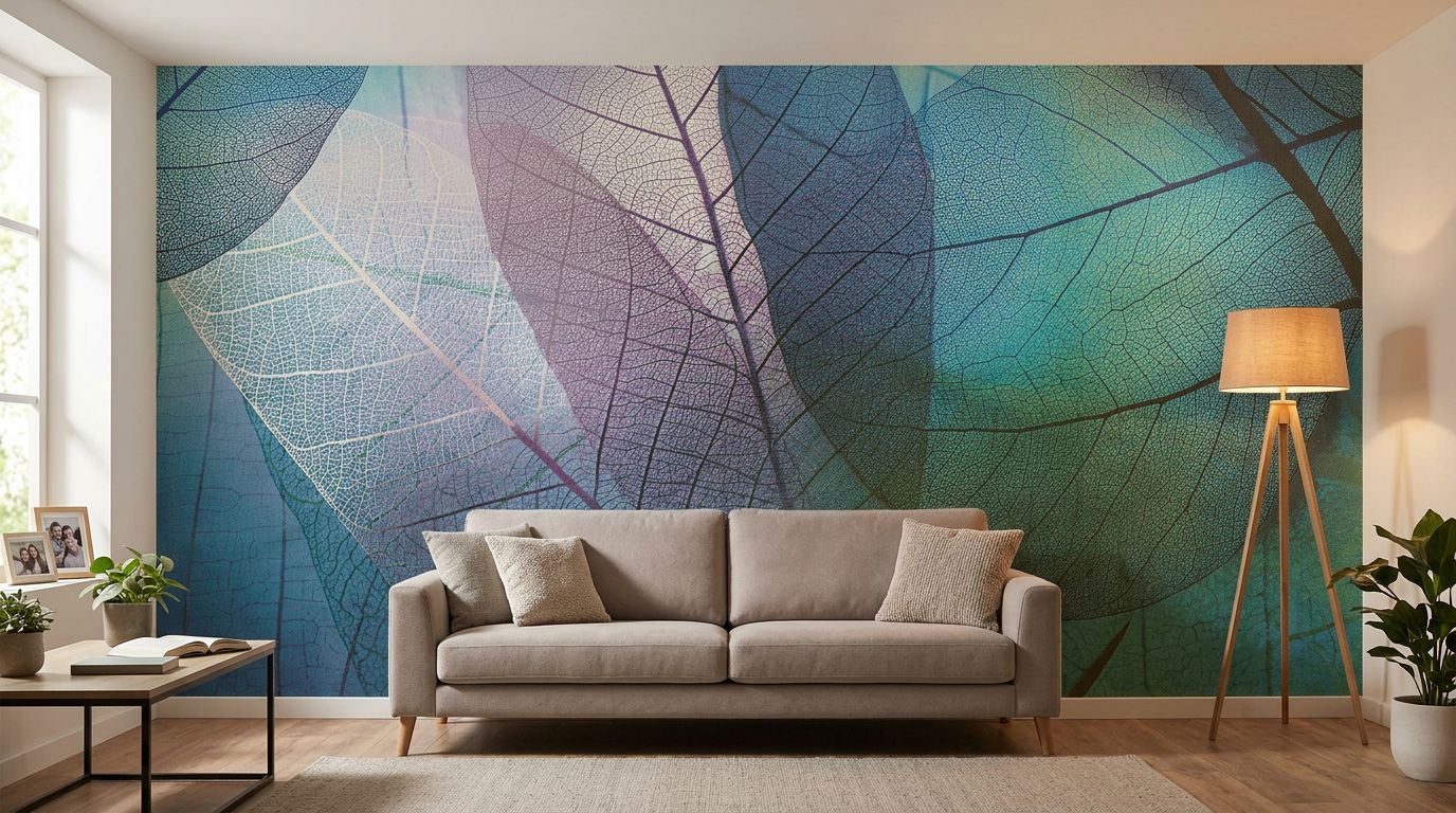 Abstract Pattern With Ornamental Leaves