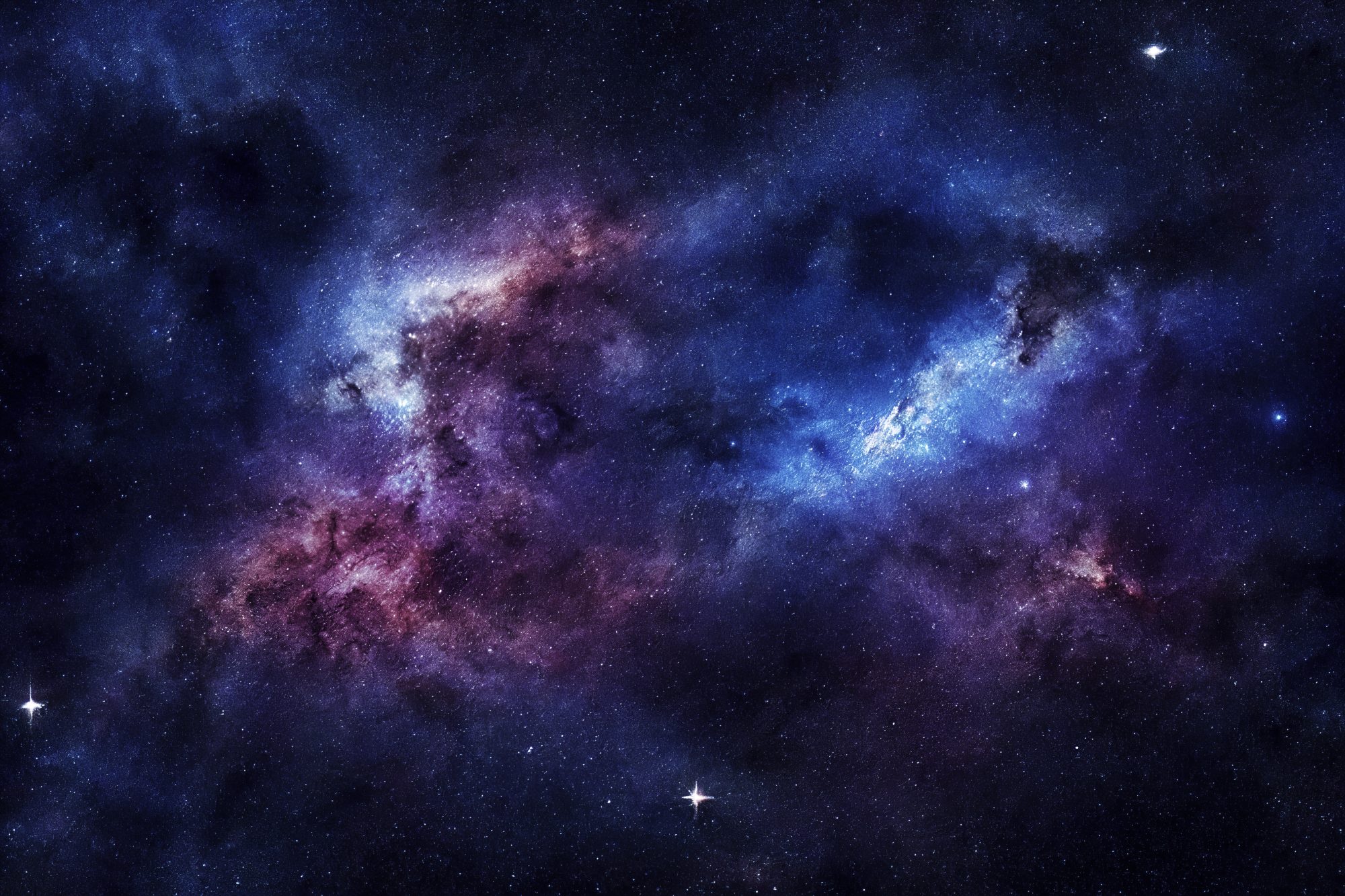 Blue & Violet Nebula