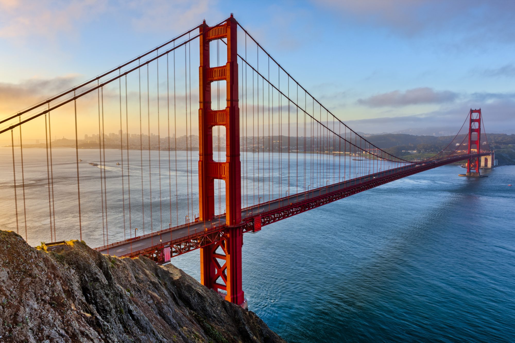 Golden Gate Bridge Sunrise