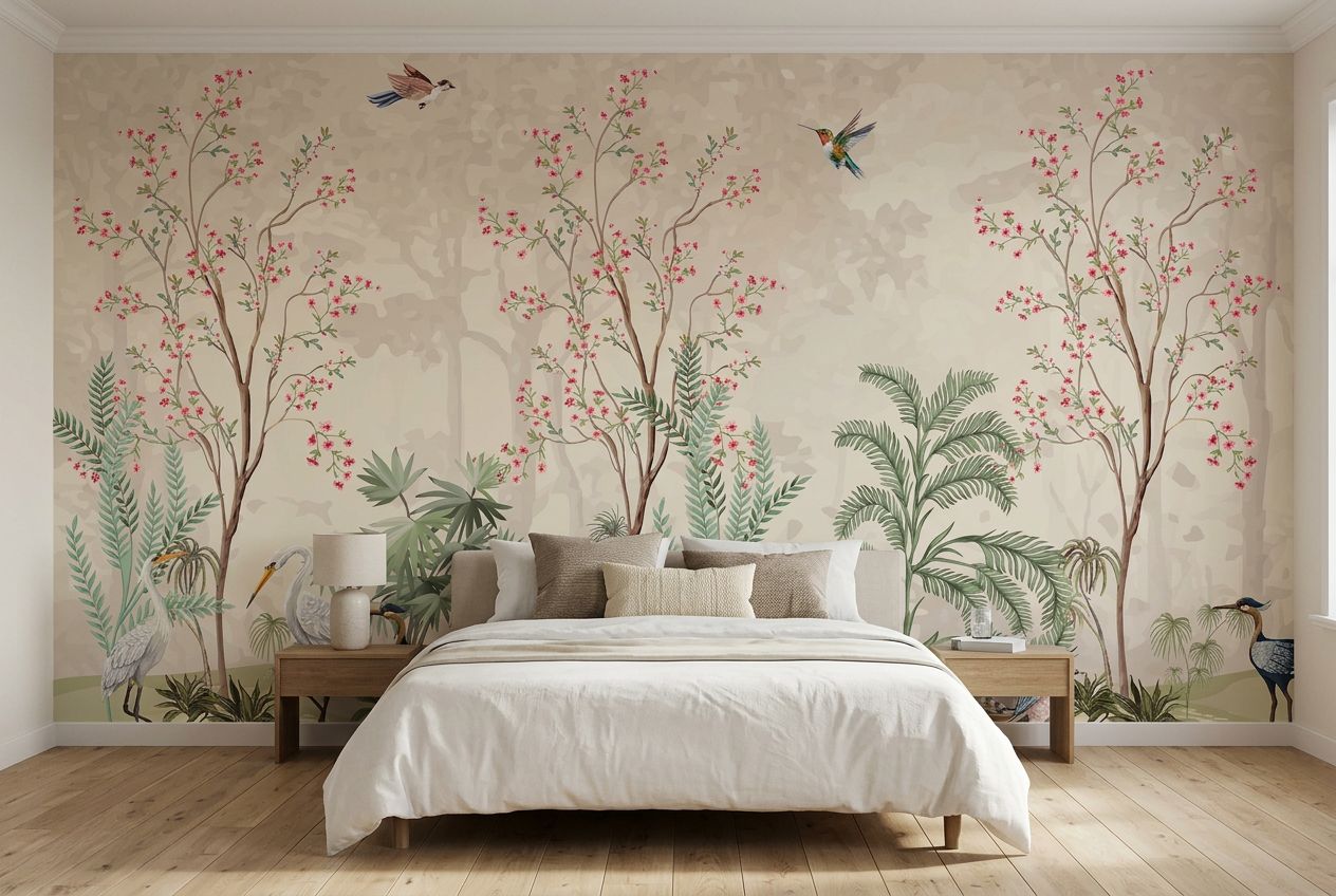 Flower and bird painting