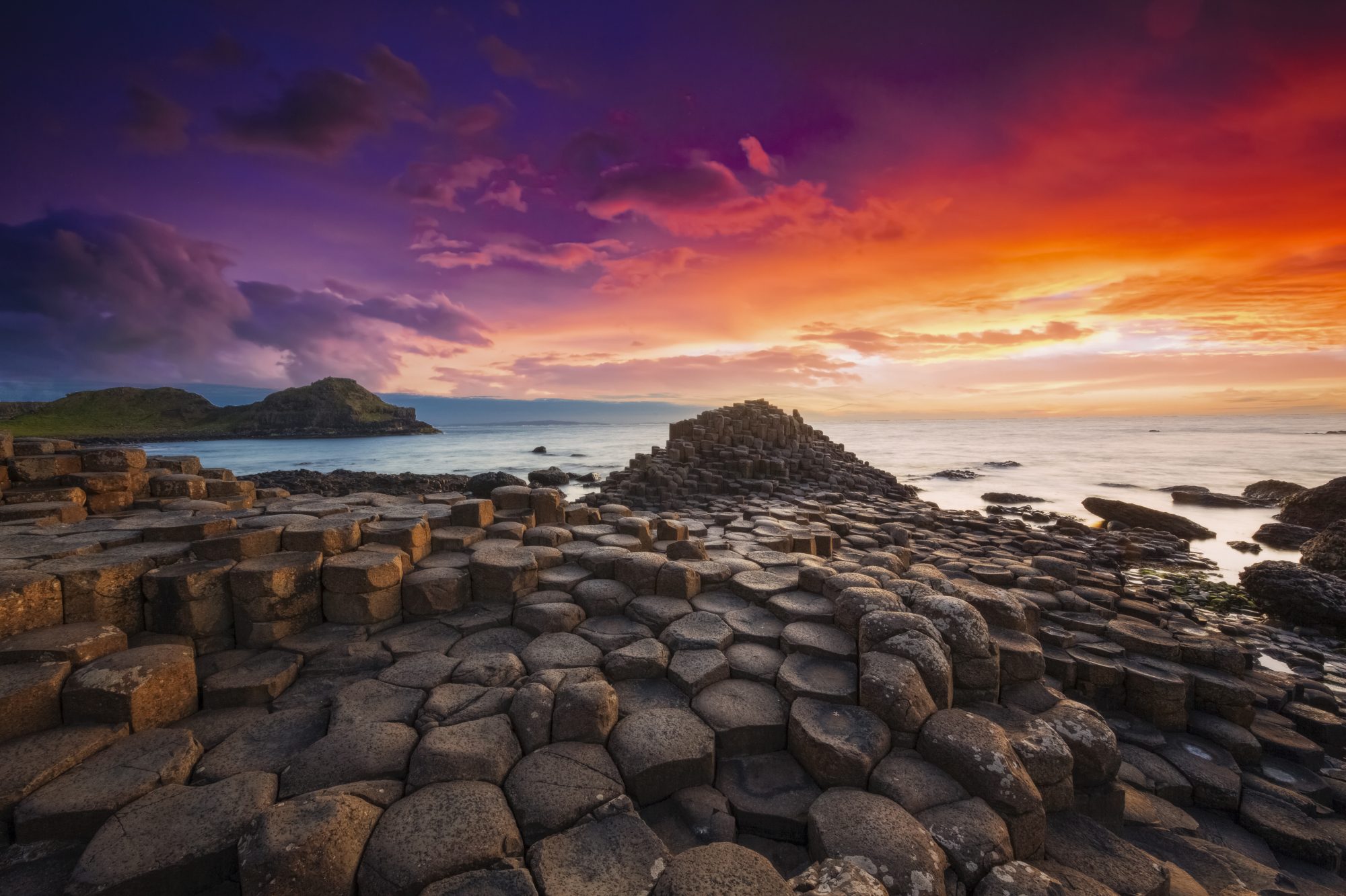 Giant's Causeway Sunset