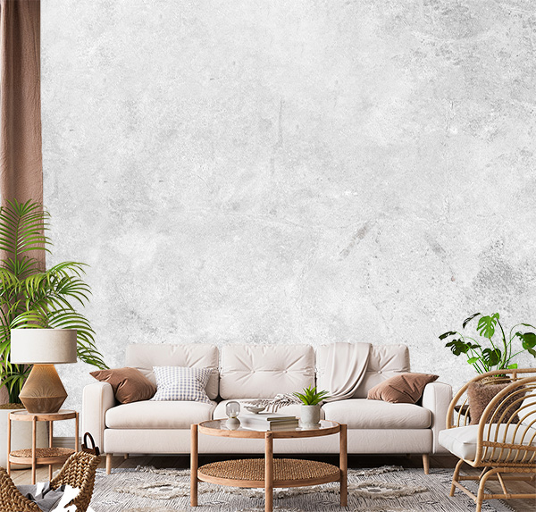 Concrete Effect wall art blends sleek white concrete with aged gray textures—perfect for adding depth, contrast, and industrial style to any modern interior