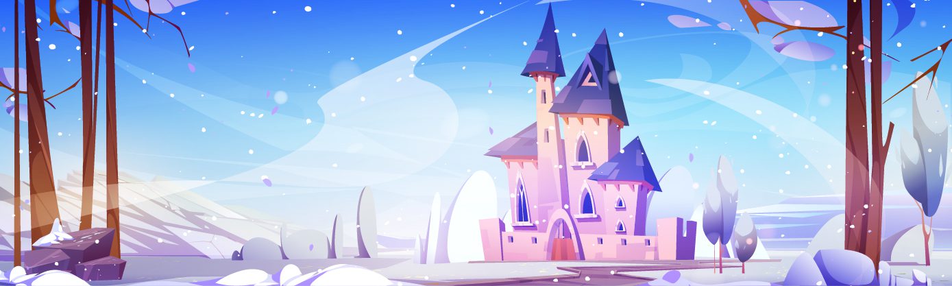 Whimsical Winter Castle