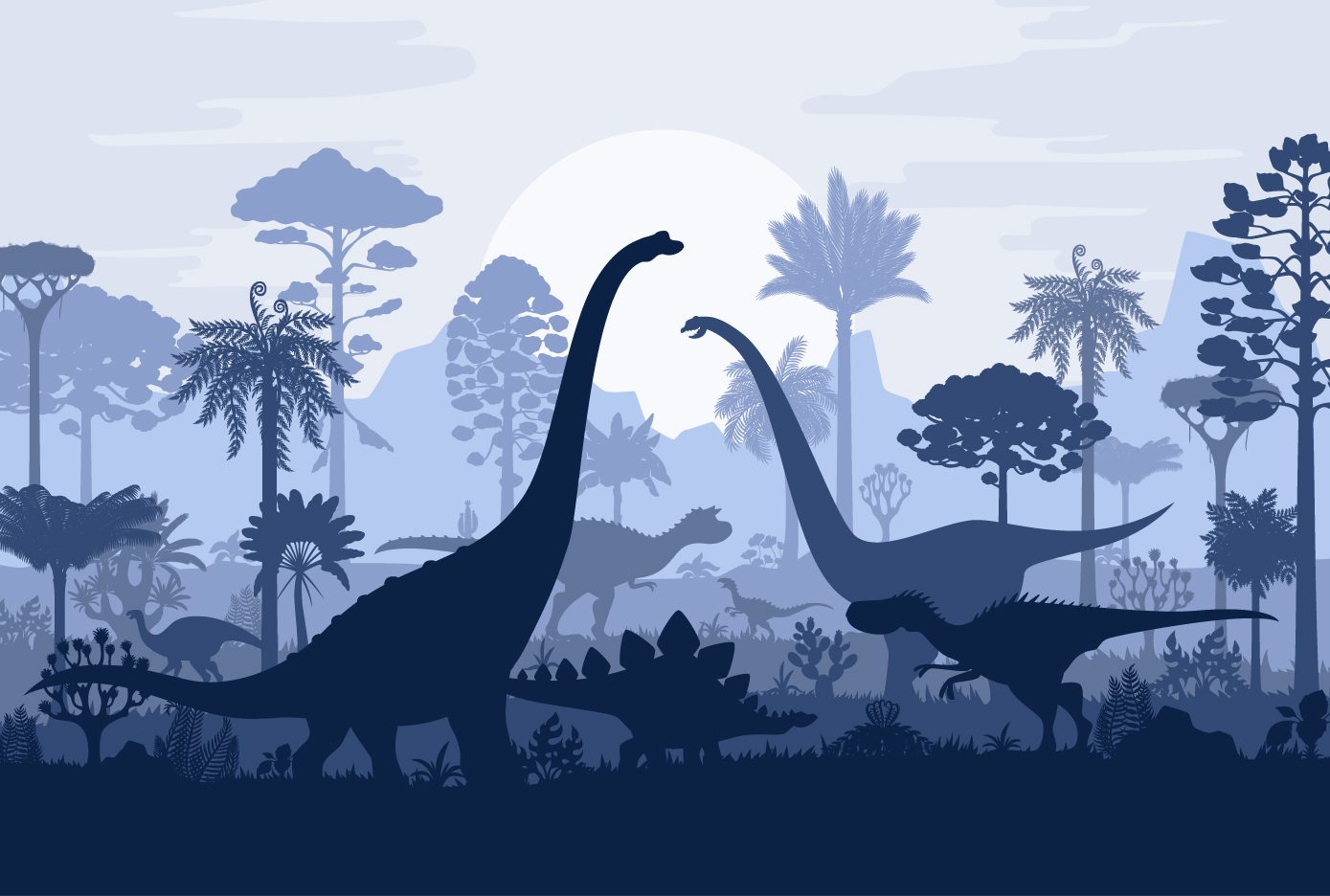 Dinosaur Blue Theme