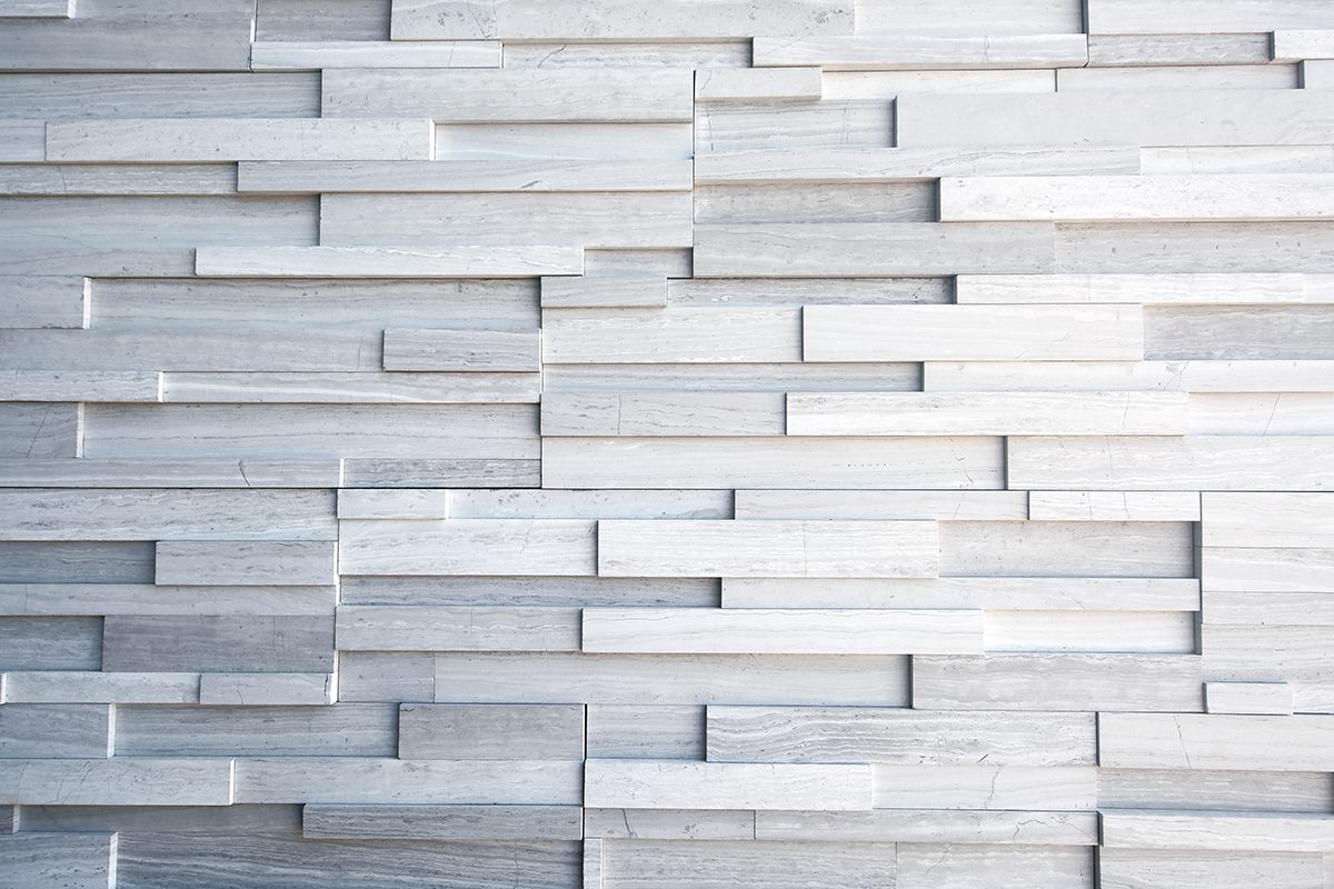 Modern Grey Stone Tile Wall
