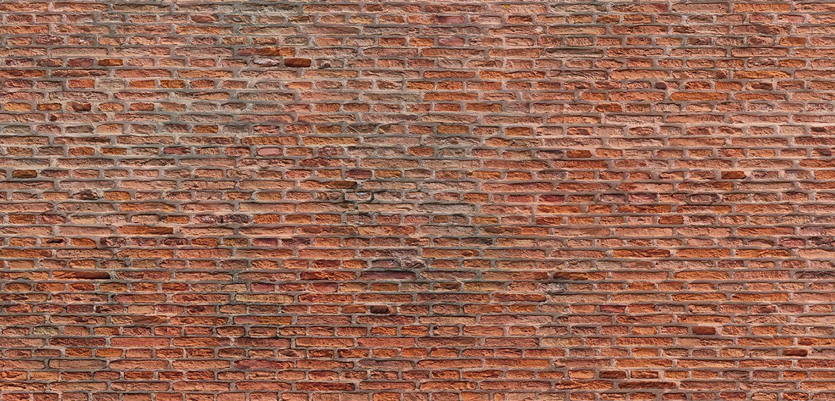 Retro Aged Brick Wall