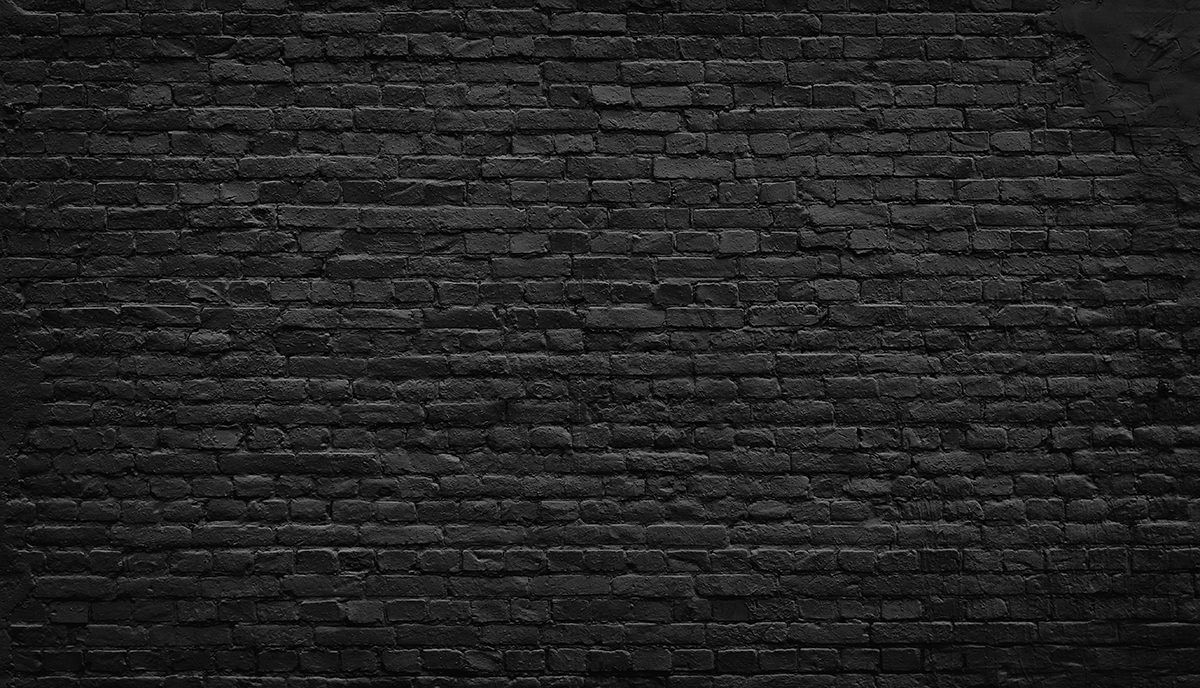 Weathered Black Brick Wall